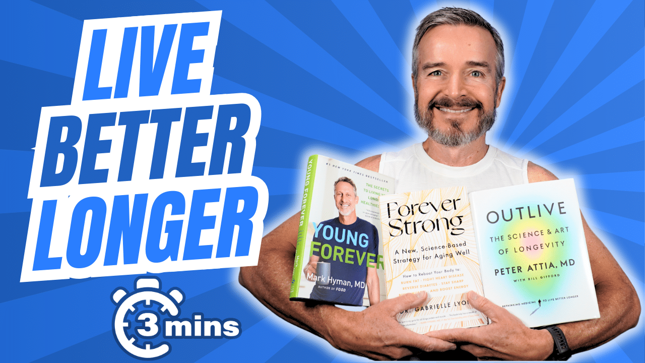 Read more about the article 3 Best Healthspan Books in 3 Minutes